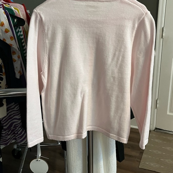Petit Ami girls pale pink button up sweater. NWT. - Picture 2 of 3